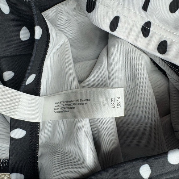 Peak & Beau Polka Dot Swimsuit - Black and White - Picture 5 of 5
